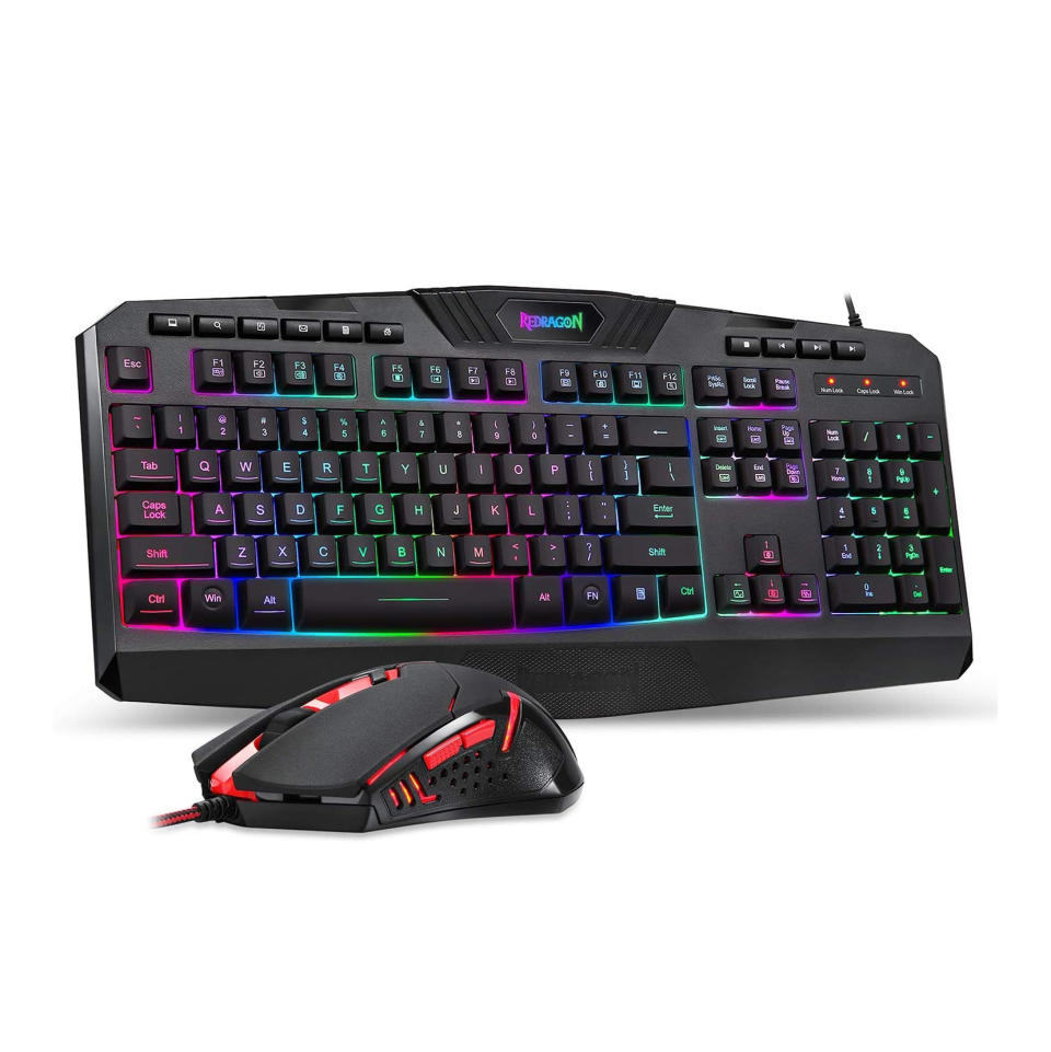 Redragon S101 Wired RGB Backlit Gaming Keyboard and Mouse