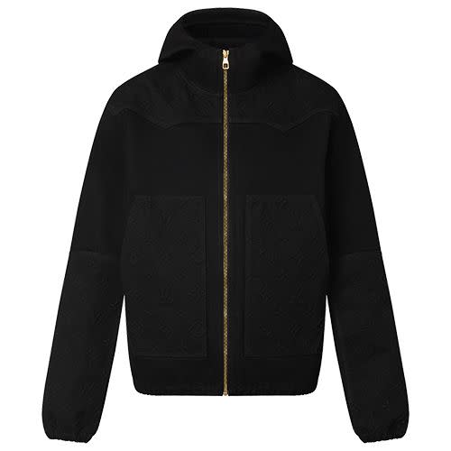 <p><a class="link " href="https://uk.louisvuitton.com/eng-gb/products/monogram-detail-hooded-denim-jacket-nvprod3560053v/1AA4OH" rel="nofollow noopener" target="_blank" data-ylk="slk:SHOP;elm:context_link;itc:0;sec:content-canvas">SHOP</a></p><p>This black denim jacket from Louis Vuitton has a hood! Not to mention a tracksuit-inspired shape and an elasticated bottom hem! North London lads, are you seeing this???</p><p>£2,200; <a href="https://uk.louisvuitton.com/eng-gb/products/monogram-detail-hooded-denim-jacket-nvprod3560053v/1AA4OH" rel="nofollow noopener" target="_blank" data-ylk="slk:louisvuitton.com;elm:context_link;itc:0;sec:content-canvas" class="link ">louisvuitton.com</a></p>