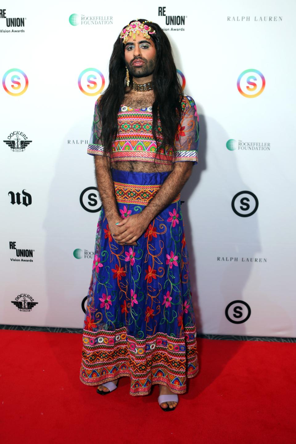 Alok Vaid-Menon attends the 2022 Vision Awards hosted by the Stonewall Community Foundation at The Ziegfeld Ballroom on June 16, 2022 in New York City.