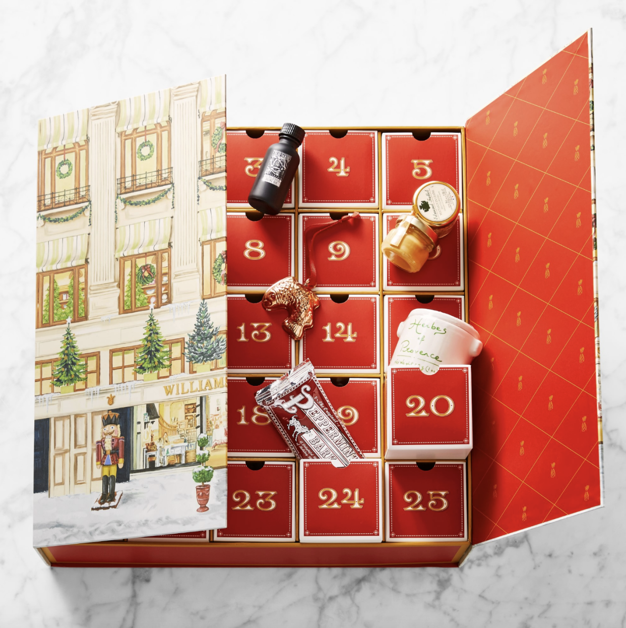 <p><a href="https://go.redirectingat.com?id=74968X1596630&url=https%3A%2F%2Fwww.williams-sonoma.com%2Fproducts%2Fwilliams-sonoma-chucks-luxury-advent-calendar&sref=https%3A%2F%2Fwww.townandcountrymag.com%2Fstyle%2Ffashion-trends%2Fnews%2Fg2970%2Ffancy-advent-calendars%2F" rel="nofollow noopener" target="_blank" data-ylk="slk:Shop Now;elm:context_link;itc:0;sec:content-canvas" class="link rapid-noclick-resp">Shop Now</a></p><p>Williams Sonoma Chuck's Luxury Advent Calendar</p><p>$299.95</p>