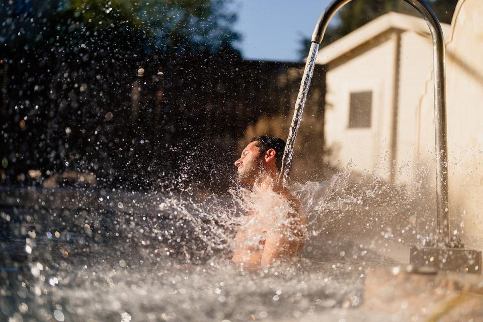 Enjoying the spa at Pennyhill Park (Angela Ward Brown)