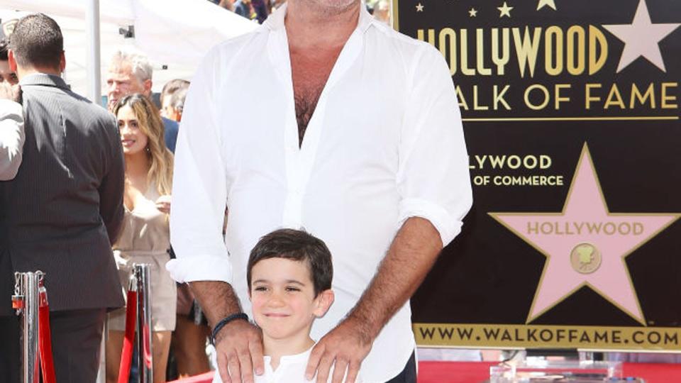 Simon Cowell and his son, Eric Cowell attend the ceremony honoring Simon Cowell with a Star on The Hollywood Walk of Fame held on August 22, 2018
