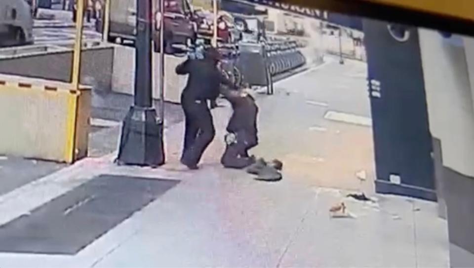 Israel was charged with assault, robbery and grand larceny for the caught-on-video attack.