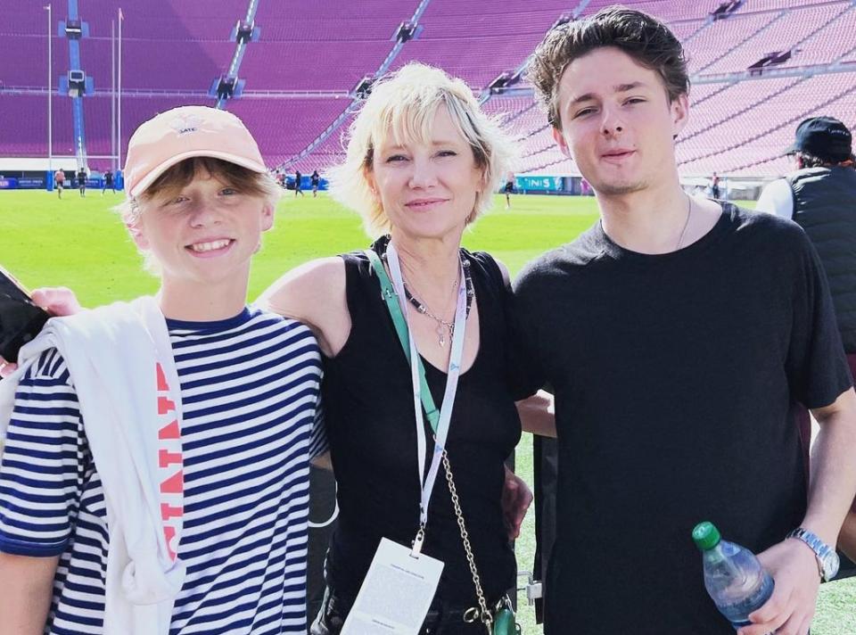 Anne Heche, sons Homer and Atlas, Instagram