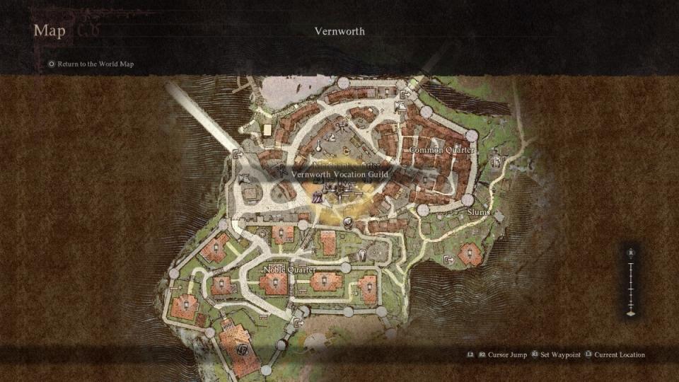 <p>Capcom, GLHF</p><p>Klaus will be waiting for you at the Vernworth Vocation Guild, in the capital’s Merchant Quarter. Give him the two weapons, and you will unlock the new vocations.<br></p>