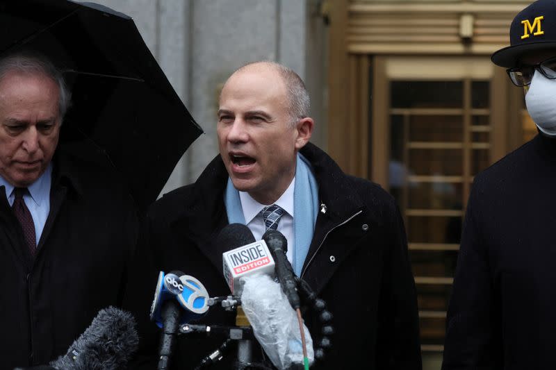 FILE PHOTO: Former attorney Michael Avenatti exits after the guilty verdict at the United States Courthouse in New York