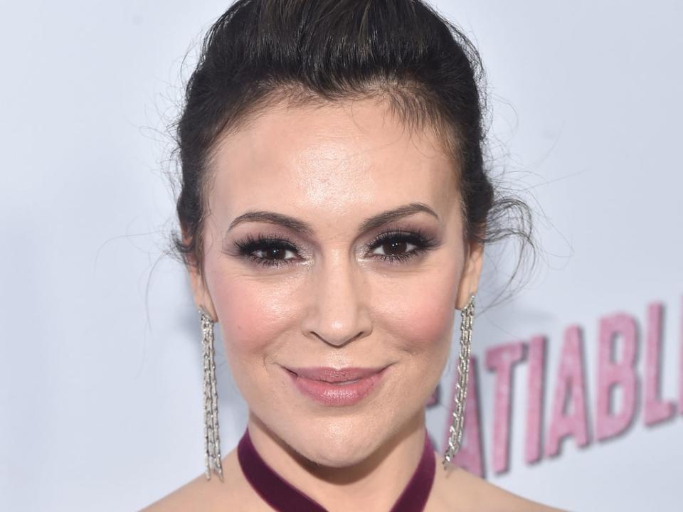 Alyssa Milano was left uninjured in car accident (Getty Images)