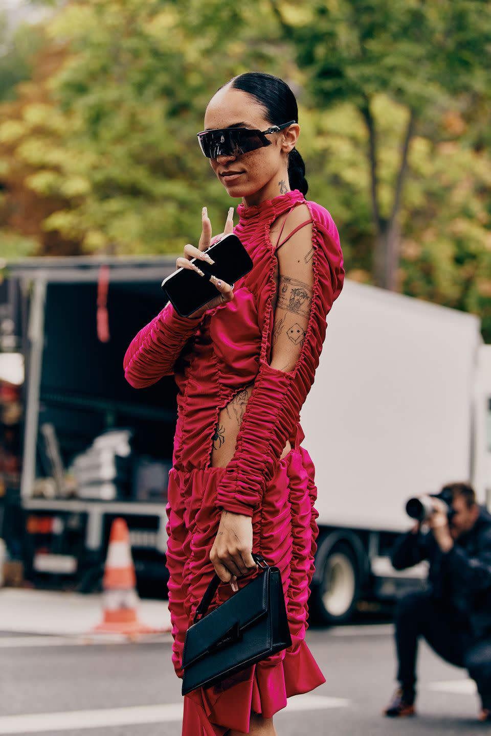 Doja, Naomi, Janet, Oh My! The Final Day of Paris Fashion Week Street Style