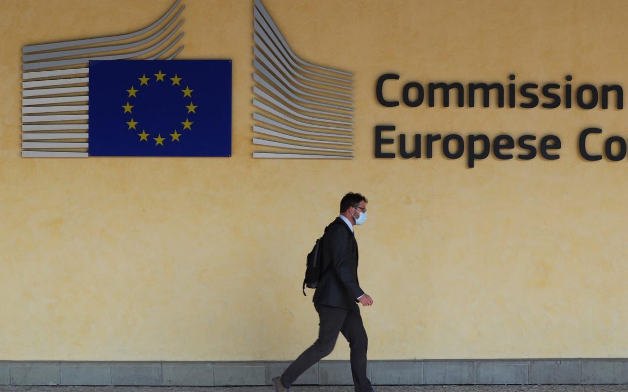 The alleged spying occurred by a former member of the European Commission.  - YVES HERMAN/REUTERS