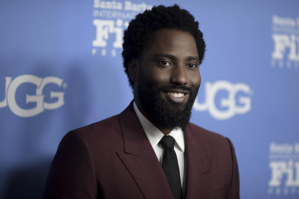 John David Washington attends the the 2019 Santa Barbara International Film Festival Virtuosos Tribute on Tuesday, Feb. 5, 2019, in Santa Barbara, Calif. (Photo by Richard Shotwell/Invision/AP)