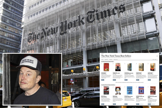 New York Times under fire again -- this time over bestseller list after  Elon Musk tweet: 'Pure propaganda