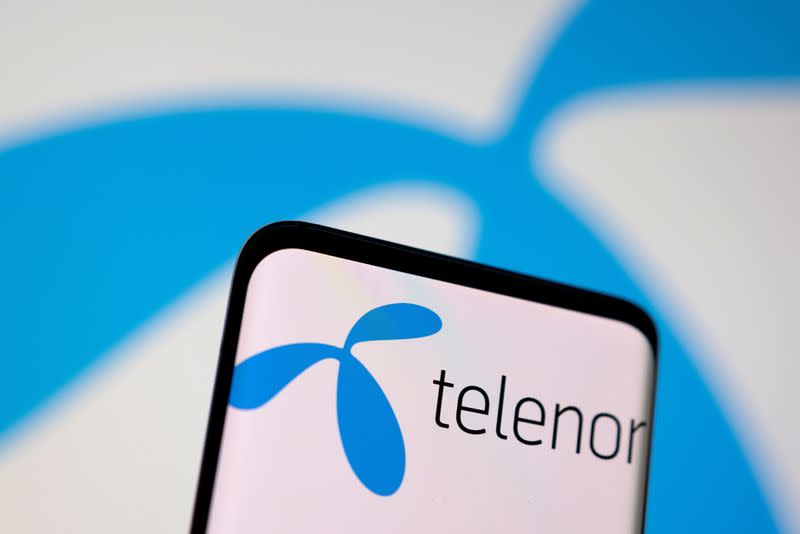 Illustration shows Telenor logo