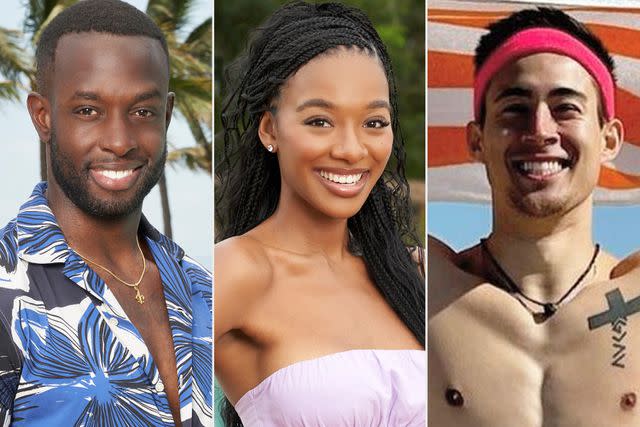 <p>ABC/Craig Sjodin (2), John Buresh/Instagram</p> 'Bachelor in Paradise' season 9 stars Aaron Bryant (left), Eliza Isichei and John Bureshe.