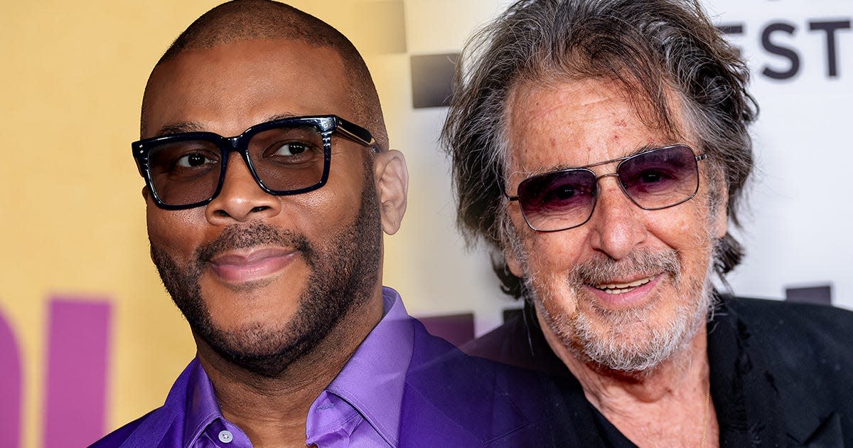 Tyler Perry (left) and Al Pacino