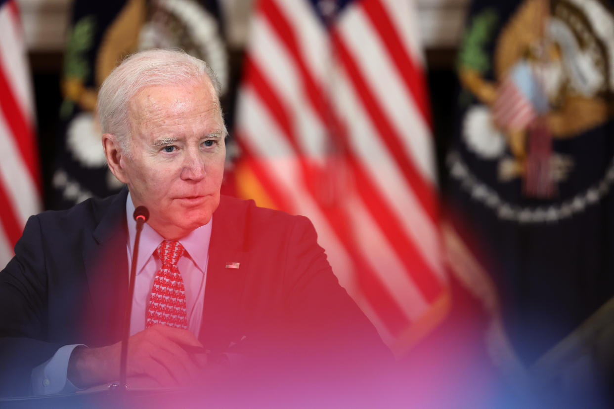 President Biden at the White House on April 4.