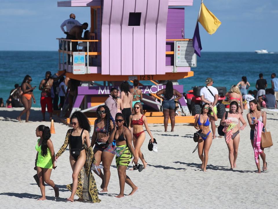 spring breakers miami beach