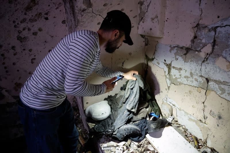 Aftermath of an Israeli raid in Nablus