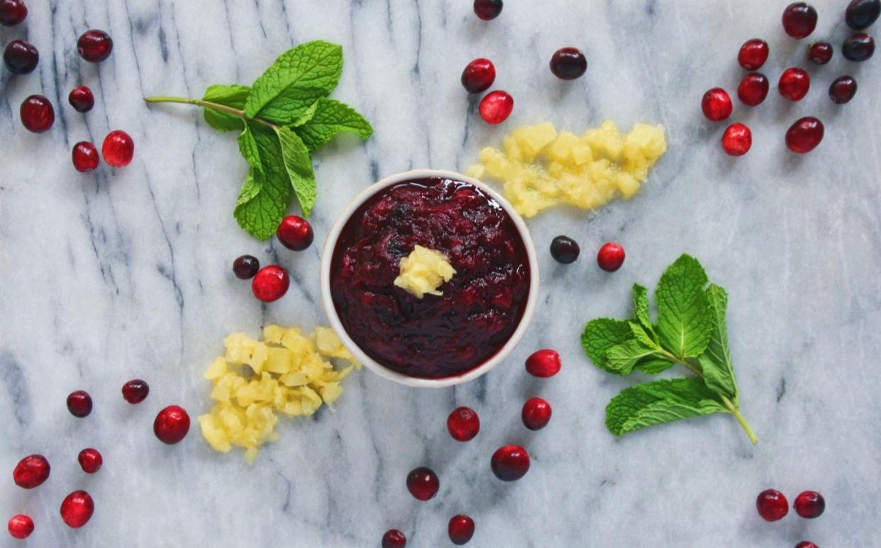 Sweeten your cranberry sauce with pineapple.