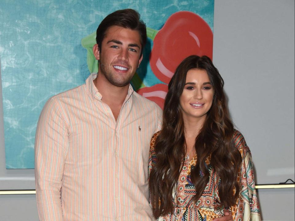 Jack Fincham and Dani Dyer at a ‘Love Island’ photocall (Getty Images)