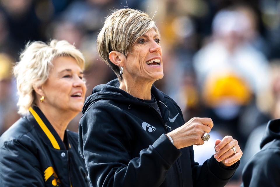 Iowa associate head coach Jan Jensen was dealing with the full spectrum of emotions during March 2023.