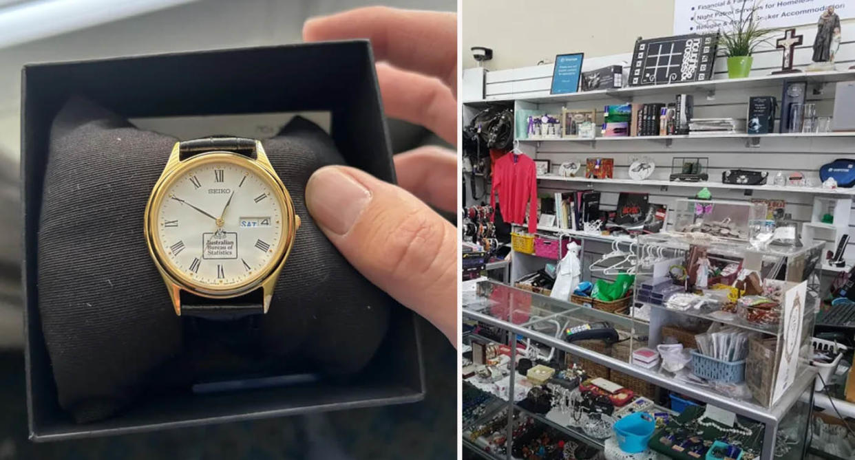 Seiko ABS watch found inside Vinnies charity store. 