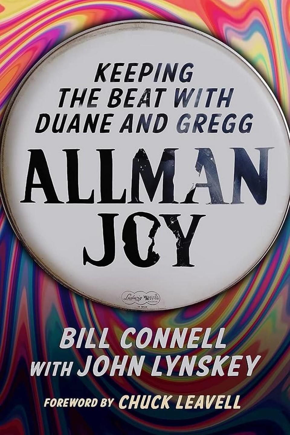 Book cover for Bill Connell and John Lynskey book “Allman Joy.”