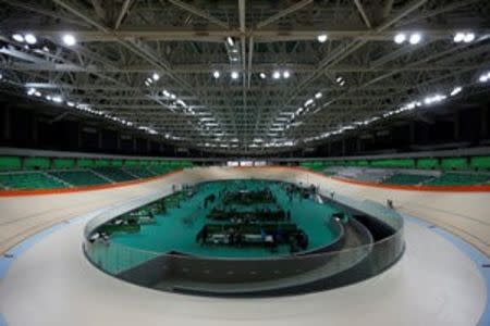 Cycling - 2016 Rio Olympics Test Event - Olympic Velodrome - Rio de Janeiro, Brazil - 26/6/2016 - A view of the Velodrome during media visit. REUTERS/Sergio Moraes