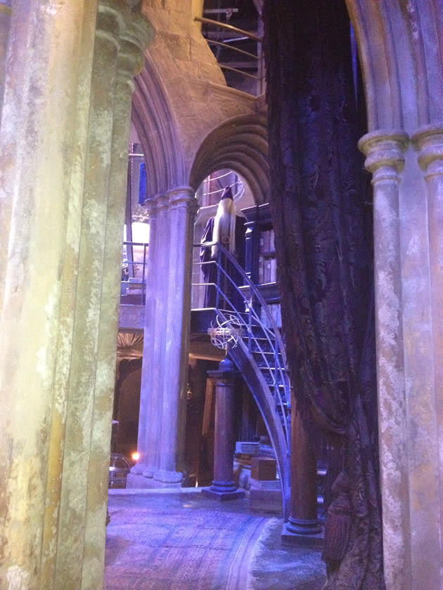 <b>Harry Potter Studio Tour</b><br><br> Dumbledore versteckt sich in seinem Büro.