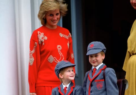 'As a child, Harry reportedly complained to his mother “it’s not fair” that William was “made a fuss over” when visiting their great-grandmother' - Credit: Tim Graham/Getty Images Fee