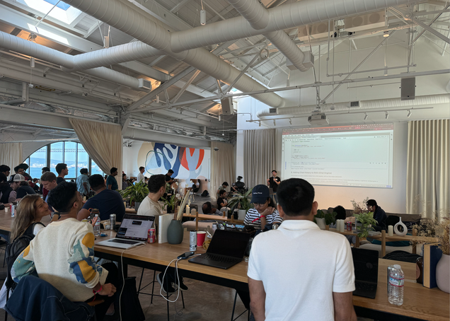 The Cerebral Valley hackathon in San Francisco. - Photo: Maxwell Zeff