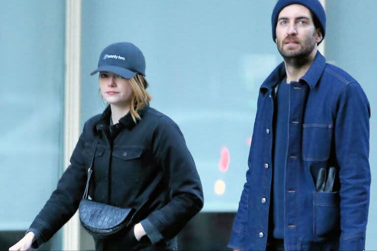 Emma Stone y el cineasta Dave McCary