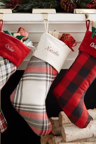 Multi-Patterned Plaid Stockings