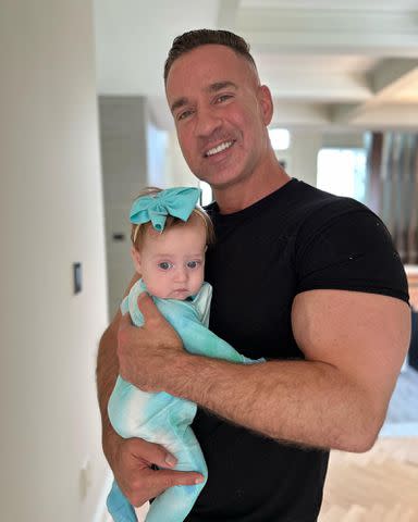 <p>Mike Sorrentino Instagram</p> Mike Sorrentino and his daughter Mia Bella.