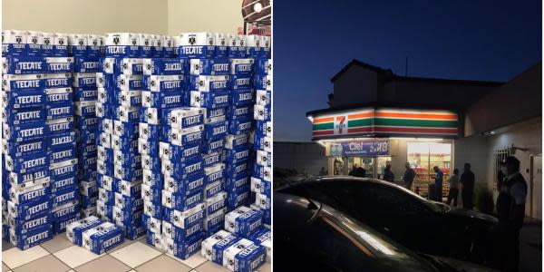 Tiendas y supermercados en Tijuana comienzan a surtirse de cerveza