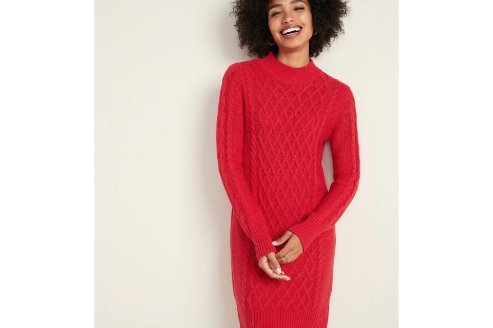 Old Navy Cable-Knit Sweater Dress