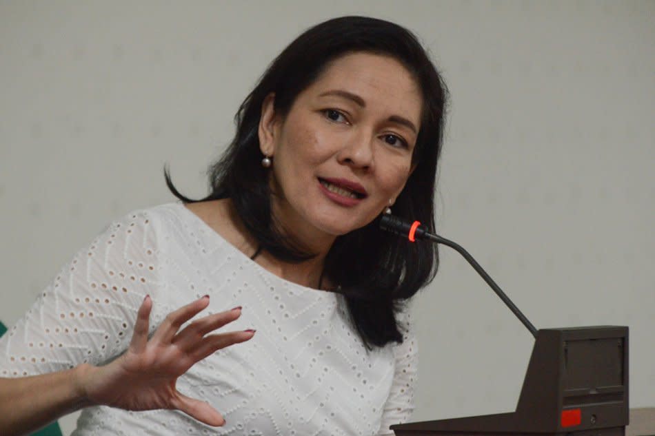 File Photo: Senator Risa Hontiveros. (Source: Coconuts Manila)