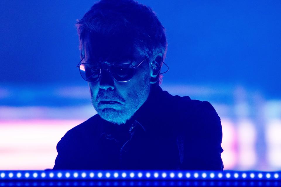 Jean-Michel Jarre plays Coachella. (Photo: Kyle Grillot/Getty Images)