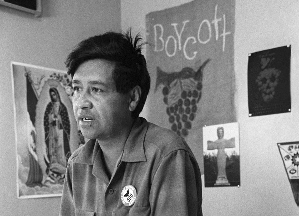 IMAGE: Cesar Chavez in 1965 (George Brich / AP file)