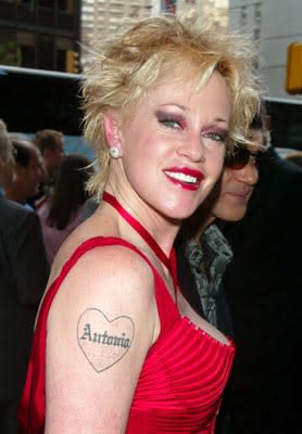Melanie Griffith at the New York premiere of Columbia's Once Upon a Time in Mexico