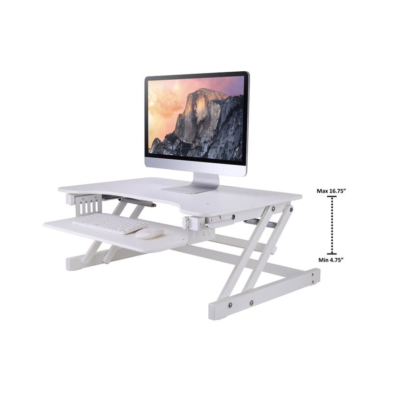 Rocelco ADR II Height Adjustable Standing Desk Converter