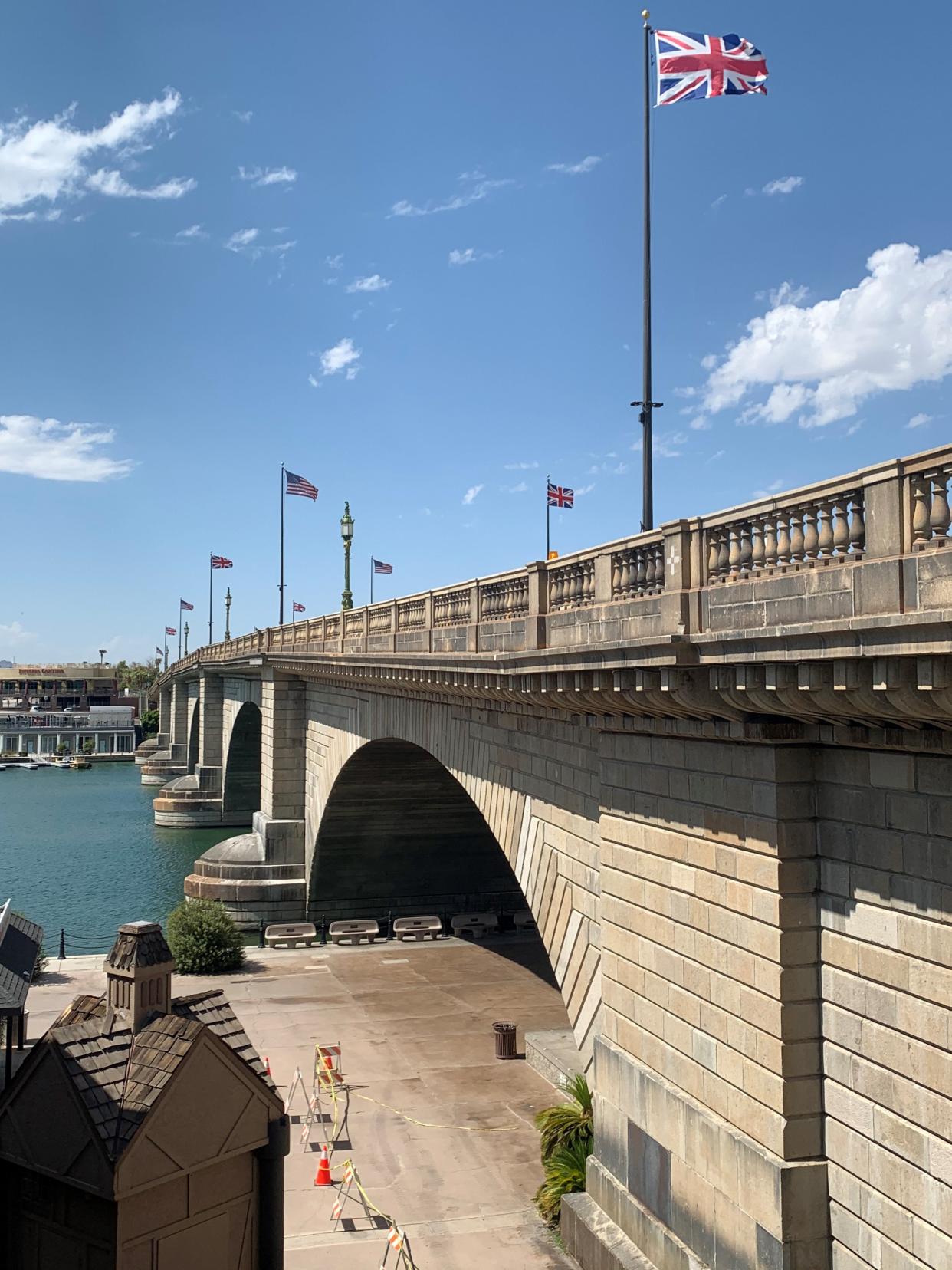 London Bridge in Lake Havasu City. Did more than just stone cross the Atlantic?