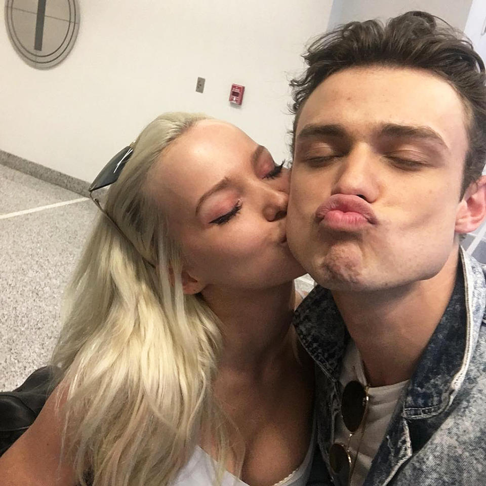 <p>Here we go! Heading into the screening for #Descendants2. Can’t wait for you all to see it and meet #HarryHook on July 21. Thanks for joining me. — @thomasadoherty<br><br>(Photo: Thomas Doherty via Instagram) </p>