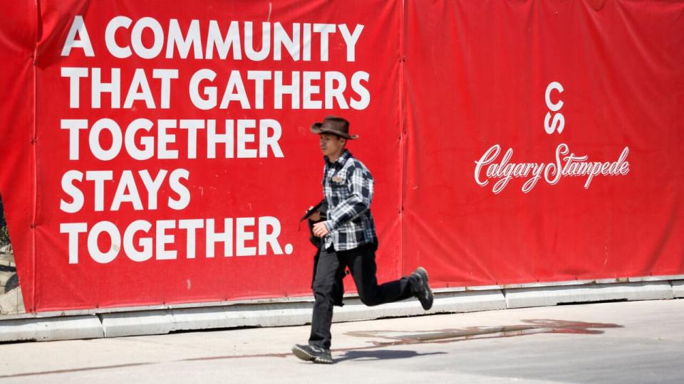 Stampede officials announced details of this year's event as preparations continue on the Stampede grounds in on Tuesday.