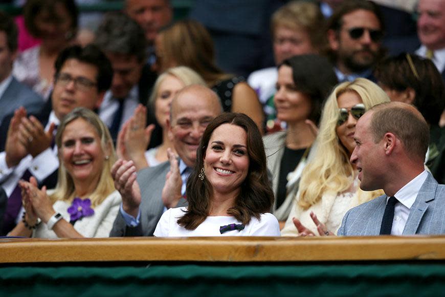 Kate and Wills are couple goals at Wimbledon