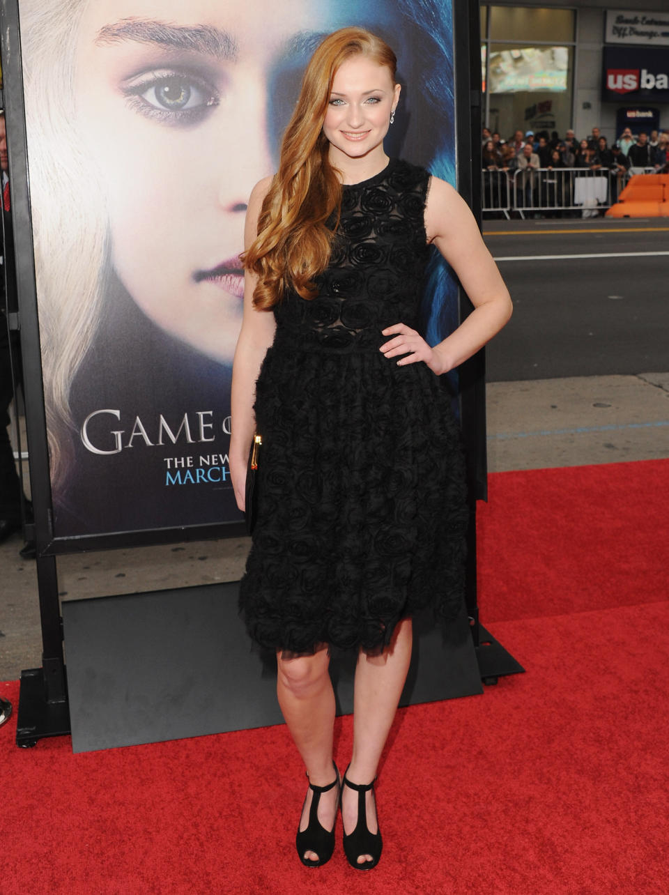 Turner attends the Los Angeles premiere of "Game of Thrones" Season 3 at the TCL Chinese Theater on March 18 in Hollywood.&nbsp;
