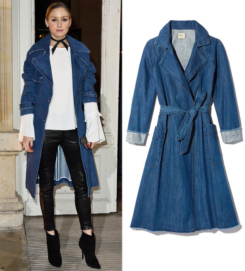 The Trend: Denim Trench Coat