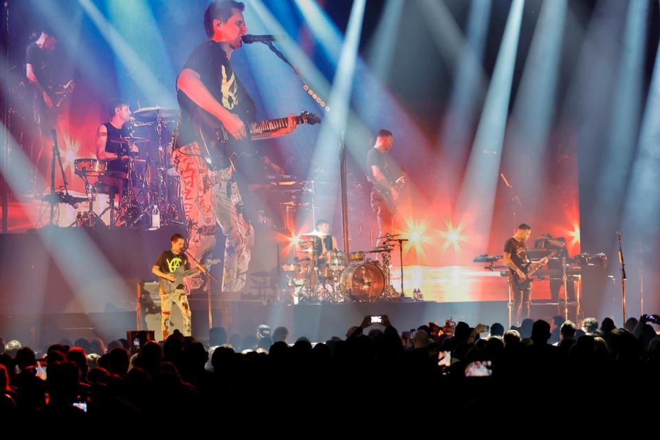 Muse on stage in January (Getty Images for iHeartRadio)