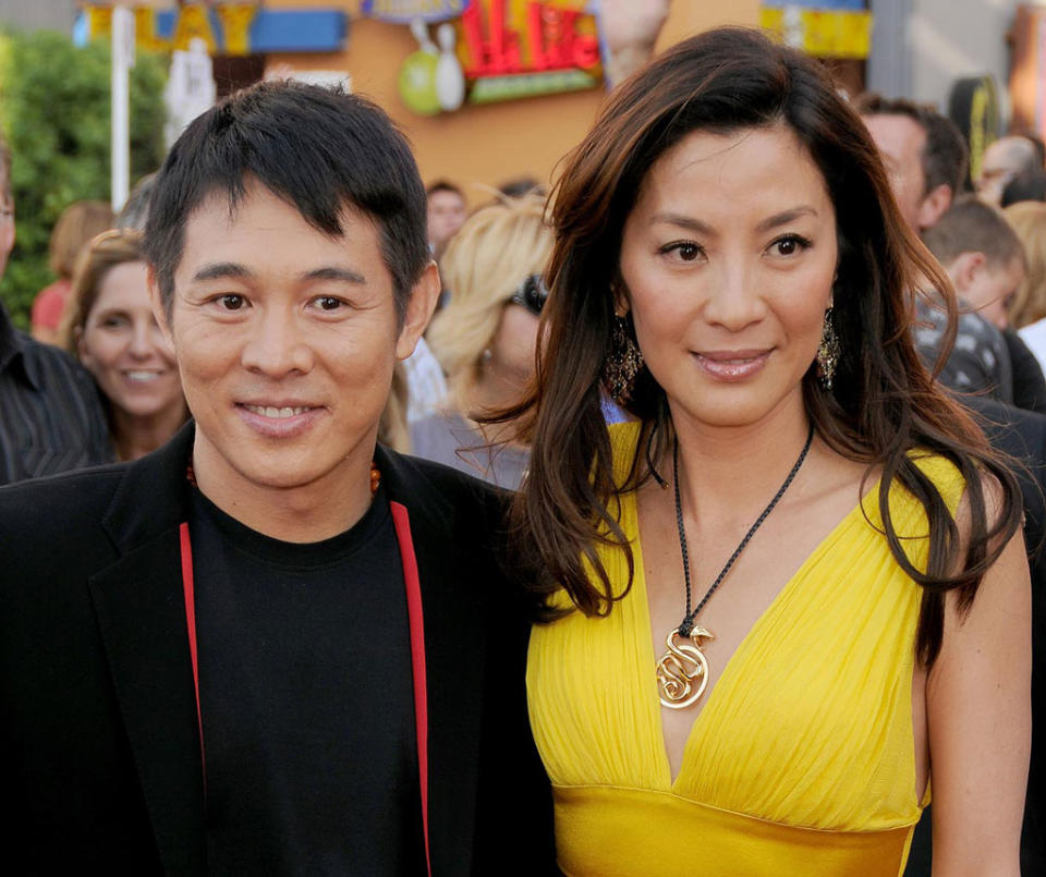 The Mummy Tomb of the Dragon Emperor Premiere 2008 Jet Li Michelle Yeoh