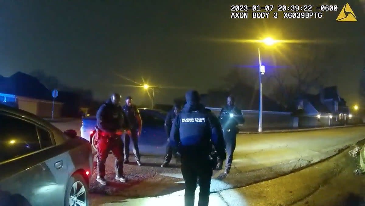 Four Memphis police  officers talk after fatally beating Tyre Nichols  (ASSOCIATED PRESS)