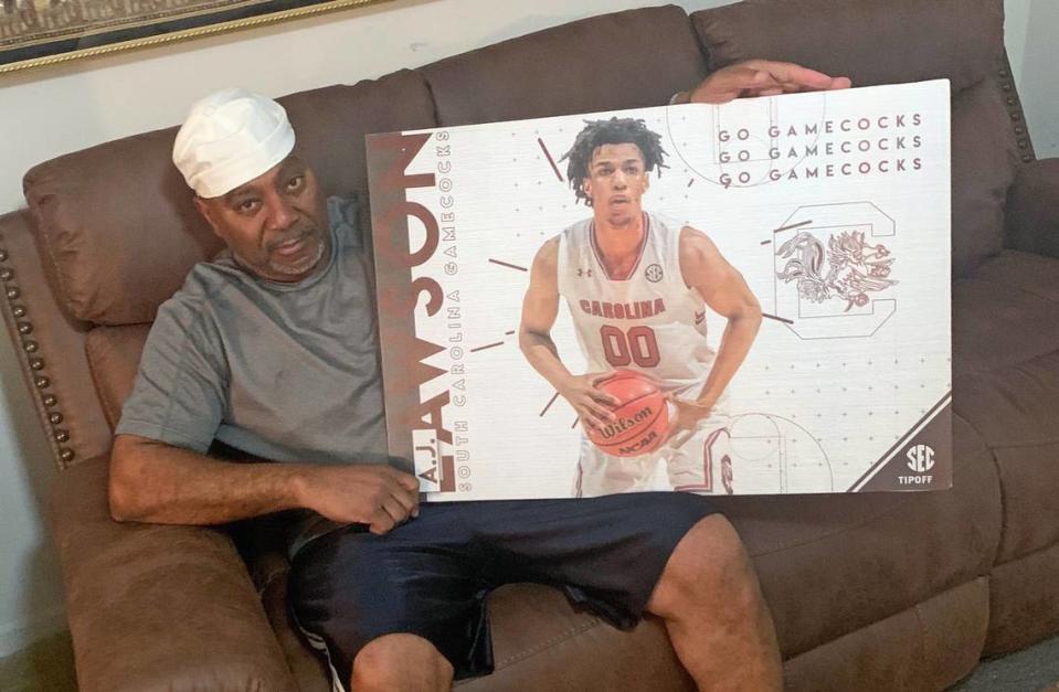 Before A.J. Lawson left recently to return to Canada, he gave his uncle Jerome Lawson a going-away gift.